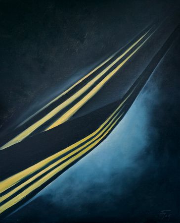 Александр Буданов (Авторская графика - 
                  40 x 50 см) Абстракция 83