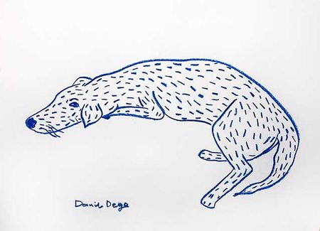 Danil Dege (Авторская графика - 
                  42 x 29.7 см) Псинка