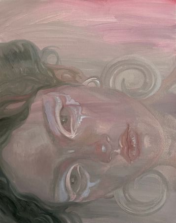 Ева Гец (Картина, живопись - 
                  40 x 50 см) Фиолетовые капли агата