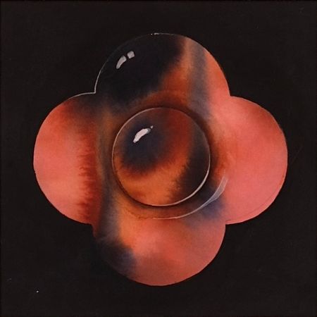 Виктория Густова (Авторская графика - 
                  17 x 17 см) Burnt Petal