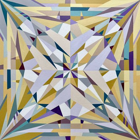 Марина Астахова (Картина, живопись - 
                  80 x 80 см) Crystal IV