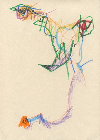 Дмитрий Кавка (Авторская графика - 
                  20 x 28 см) Насекомое