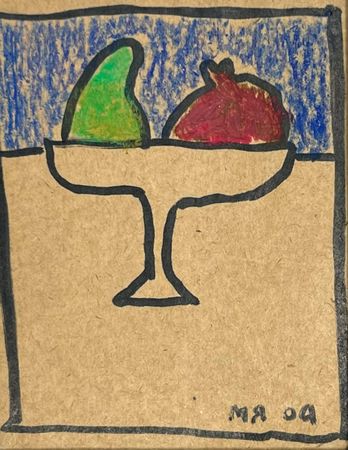 Марсель Ялалов (Авторская графика - 
                  22 x 22 см) Ваза