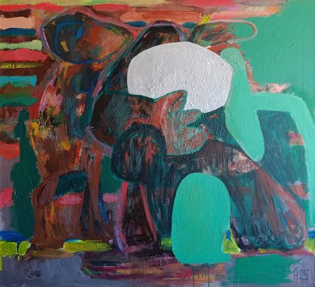 Наталья Хохонова (Картина, живопись - 
                  110 x 100 см) И другие