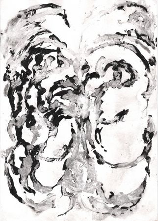Борис Макаров (makarovshchina) (Авторская графика - 
                  21 x 30 см) ПОГЛОЩЕНИЕ
