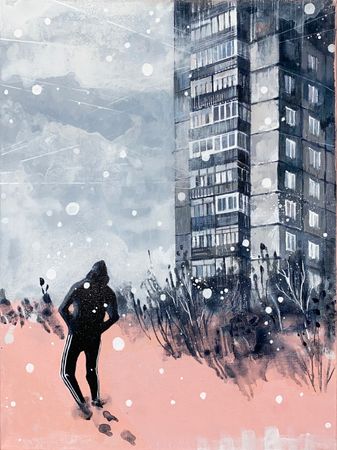 Ольга Батыршина (Картина, живопись - 
                  30 x 40 см) Панелька