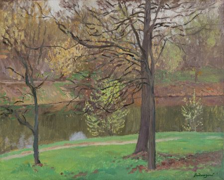 Николай Водолазский (Картина, живопись - 
                  50 x 40 см) Апрель