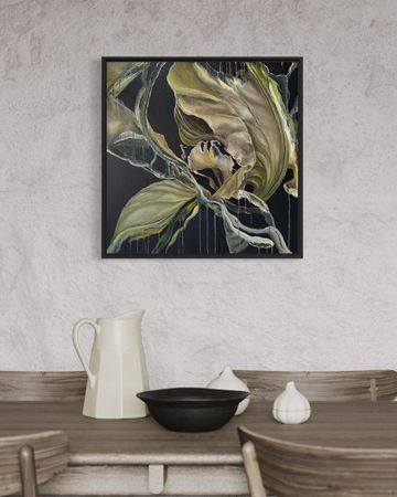 Инна Сумина (Картина, живопись - 
                  70 x 70 см) Прикосновение