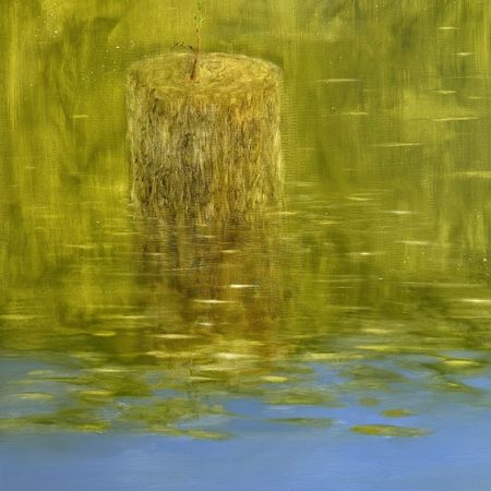 Анастасия Попова (Картина, живопись - 
                  100 x 100 см) Нежный пень