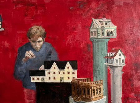 Елизавета Тарасова (Картина, живопись - 
                  150 x 45 см) Коллекционер