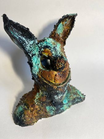 Дарья Семенова (Скульптура - 
                  16 x 16 см) Житель нежного леса, который всегда в хорошем настроении