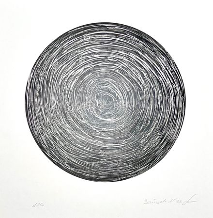 Мария Зайцева (Графика печатная - 
                  45 x 45 см) Из серии "Постоянство" №26