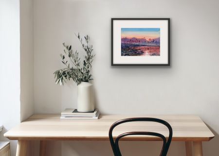 Жанна Губина (Авторская графика - 
                  36 x 26 см) Отлив