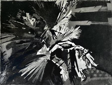 Вероника Федорцова (Авторская графика - 
                  46 x 35 см) Palm II