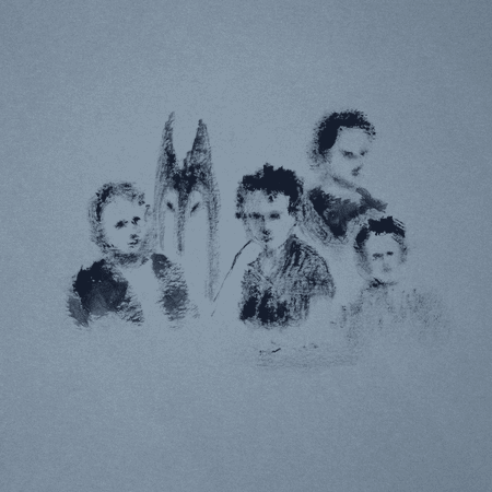 Ольга Минина (Авторская графика - 
                  21 x 21 см) Мы — Рядом #6