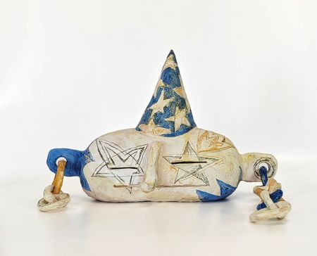Вера Кадурина (Скульптура - 
                  40 x 23 см) Голова колдуна