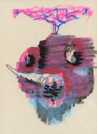 Дмитрий Кавка (Авторская графика - 
                  20 x 28 см) Портрет