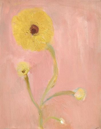 Алексей Фролов-Багреев (Картина, живопись - 
                  24 x 30 см) Золотой цветок