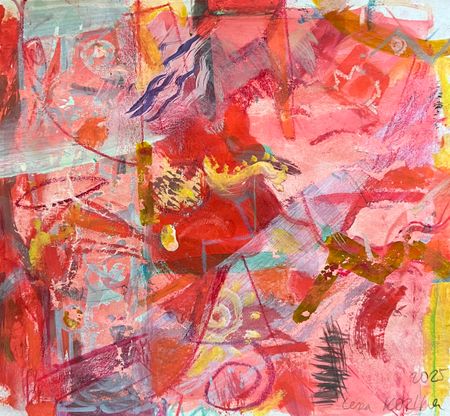 Валерия Козина (Авторская графика - 
                  23 x 21 см) Happy day