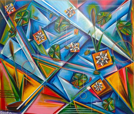 Максим Базаров (Картина, живопись - 
                  130 x 110 см) Апрельский