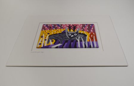 Лена Романовская (Авторская графика - 
                  27 x 21.5 см) Полночь
