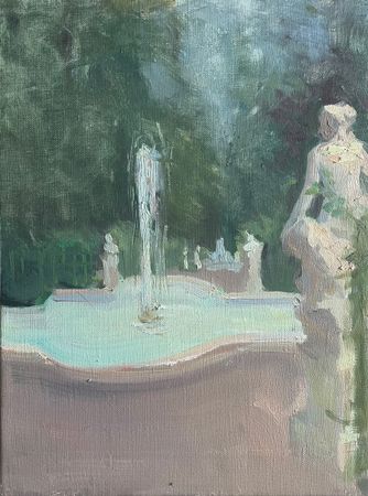 Анастасия Давыдова (Картина, живопись - 
                  30 x 40 см) Летний сад