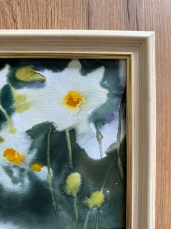 Алина Буглеева (Авторская графика - 
                  23 x 23 см) Вальс цветов
