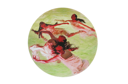 Татьяна Сенчило (Картина, живопись - 
                  100 x 100 см) Работа из проекта "Живая или мертвая"