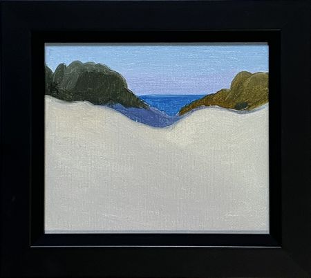 Алексей Кротов (Картина, живопись - 
                  19 x 17 см) Миниатюры. Дюны на пляже Куршской косы