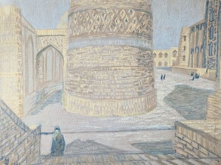 Екатерина Маланьина (Авторская графика - 
                  36 x 26 см) Бухара (1)