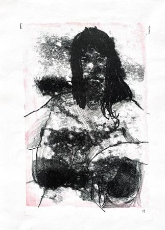 Александра Грозаугроза (Авторская графика - 
                  30 x 42 см) Тело как архив/Юля