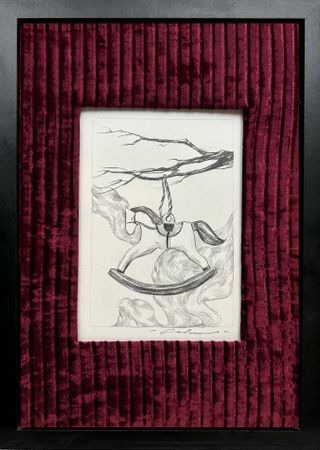 Анастасия Савенко (Авторская графика - 
                  22 x 33 см) Лошадка III