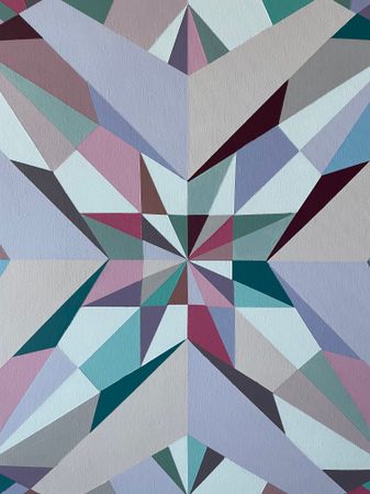 Марина Астахова (Картина, живопись - 
                  80 x 80 см) Crystal III