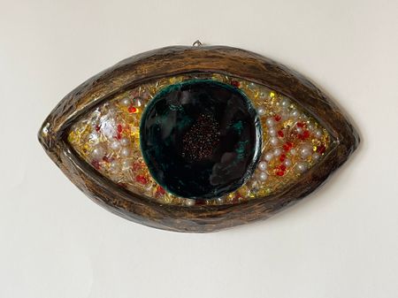 Вера Петровская (Объект - 
                  26 x 14 см) Глаз "СОКРОВИЩЕ"