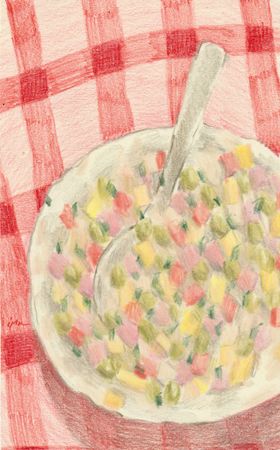 Виктория Зарецкая (embrassé par la muse) (Авторская графика - 
                  12 x 19 см) Оливье