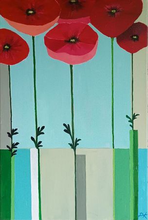Даниелла Климашевская (Картина, живопись - 
                  40 x 60 см) Бештаугорские маки