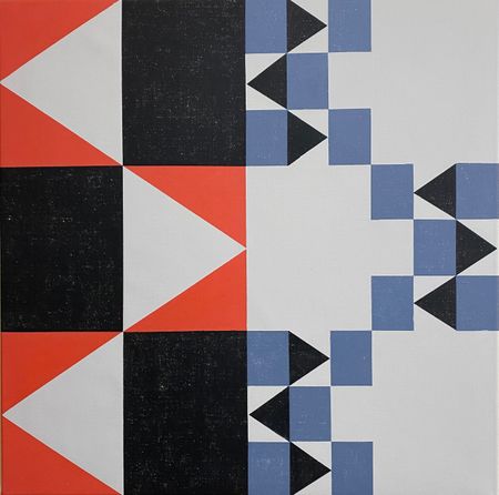 Юрий Ростиславский (Картина, живопись - 
                  70 x 70 см) Из серии "Антиподы"