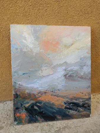 Виктория Шворень (Картина, живопись - 
                  50 x 60 см) Новая земля