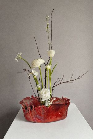 Алина Егорова (Скульптура - 
                  33 x 12 см) Керамическая скульптура "Коралл"