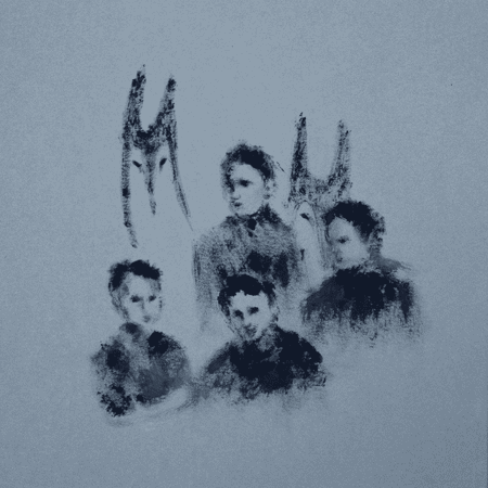 Ольга Минина (Авторская графика - 
                  21 x 21 см) Мы — Рядом #9