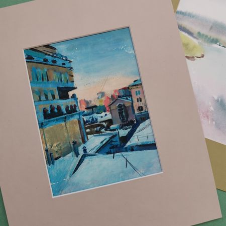 Регина Буглеева (Авторская графика - 
                  25 x 31 см) Рассвет