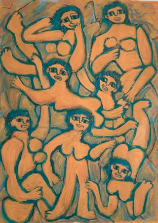 Елена Науширванова (Картина, живопись - 
                  100 x 140 см) Без названия