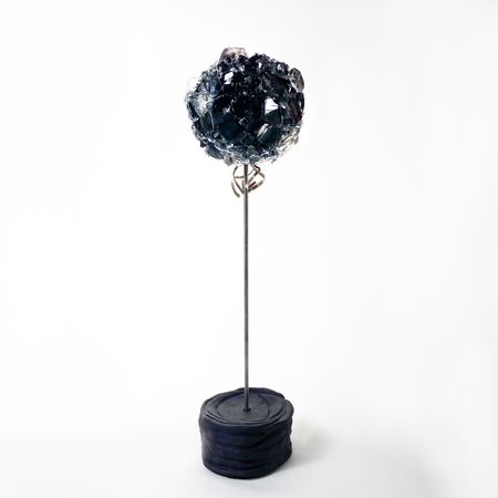 Елена Кириллова (Объект - 
                  14 x 48 см) Одуванчик серый из хрусталя