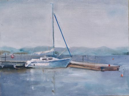 Регина Буглеева (Картина, живопись - 
                  40 x 30 см) Причал