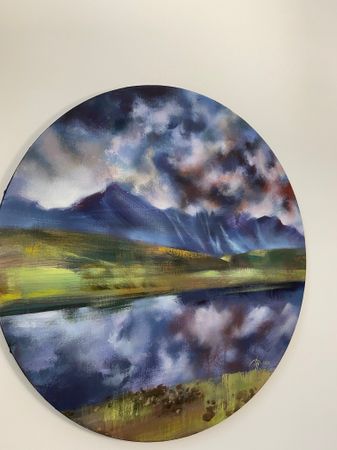 Динара Хёртнагль (Картина, живопись - 
                  50 x 50 см) Skylights