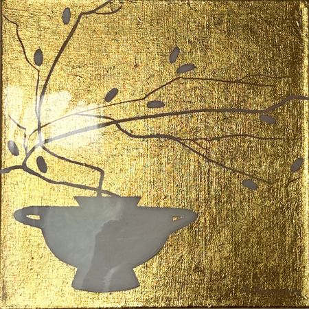 Аня Кармалита (Картина, живопись - 
                  30 x 30 см) Белые сосуды