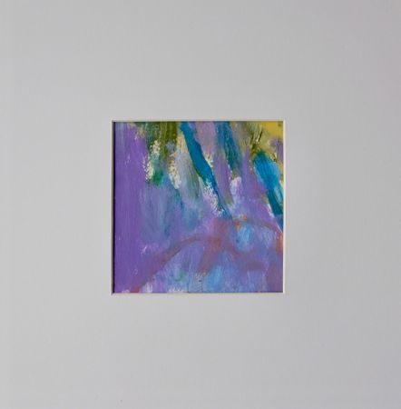Алина Магомедова (Авторская графика - 
                  30 x 30 см) Весна. Флористика