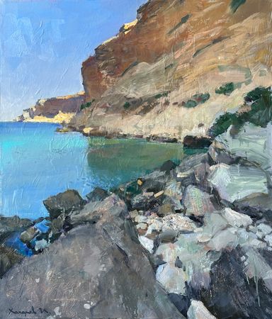 Илья Хахарев (Картина, живопись - 
                  60 x 70 см) Крымский мотив