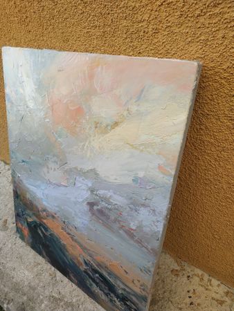 Виктория Шворень (Картина, живопись - 
                  50 x 60 см) Новая земля