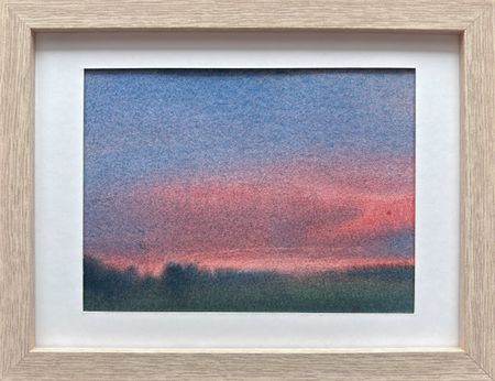 Александра Савина (Авторская графика - 
                  22 x 18 см) Вечерний этюд